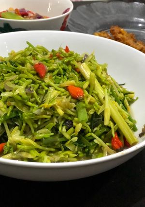 Foto resep Tumis Bunga Pepaya khas Manado