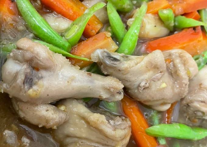 Resipi Ayam Masak Sos Tiram Oleh Ariey Rieyna Cookpad