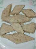 Sooji and coconut burfi