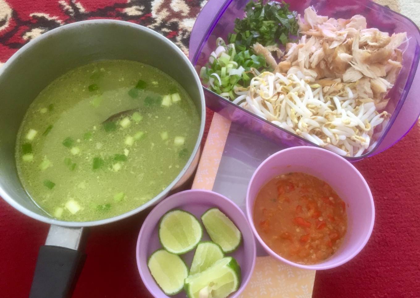 Soto rumahan sederhana