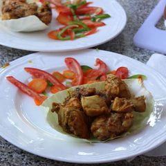 A picture of Chicken in coconut milk# authors marathon.