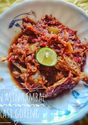 Foto resep Ikan asin sambal terasi goreng