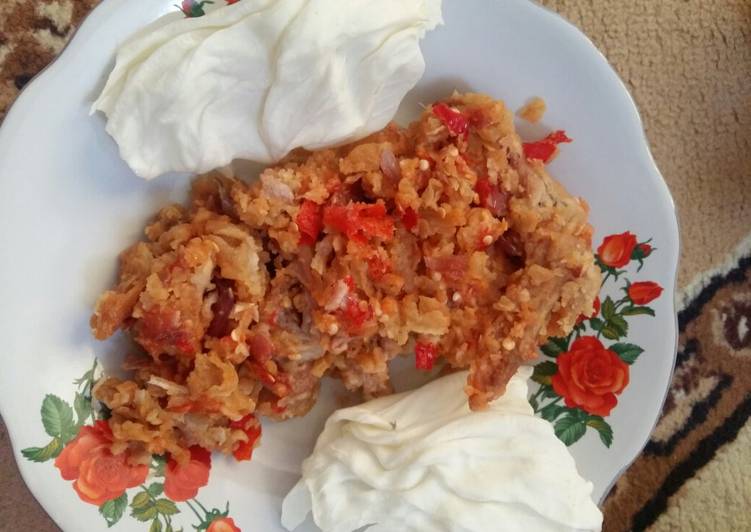 Ayam geprek sambal praktis