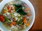 Gambar sup daging cincang
