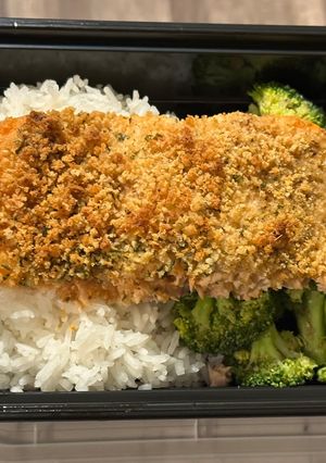 A picture of Herb Crusted Salmon.