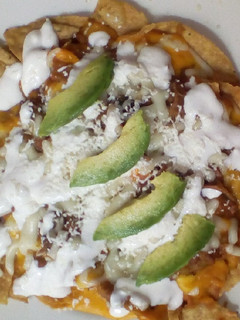 Una foto de Nachos con carne