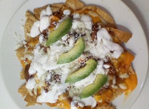 Una foto de Nachos con carne
