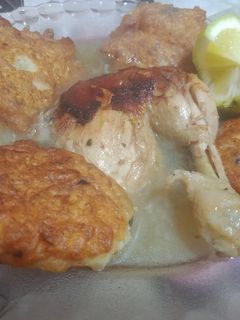 صورة لوصفة خبيزات شوفلور بالمرق والدجاج 🥦🍗🍗