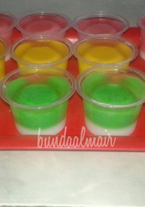 Foto resep Puding kaca bulan