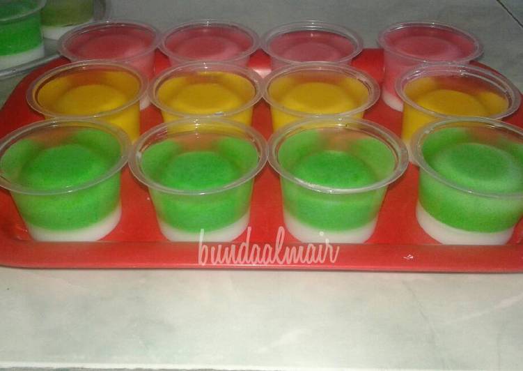 Resep Puding kaca bulan | Cara Bikin Puding kaca bulan Yang Enak Dan Mudah