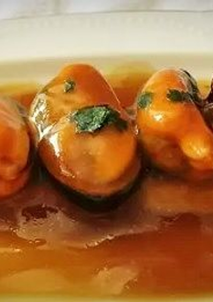 Una foto de Tapa de Mejillones en salsa Teriyaki