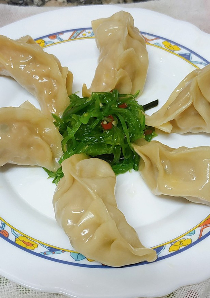 Una foto de Gyozas!