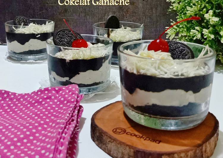 Oreo cream cheese Cokelat Ganache