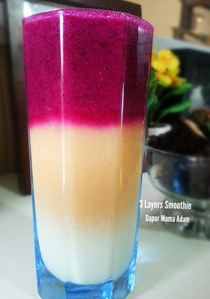 Foto resep 3 Layers Smoothie Sarapan Sehat