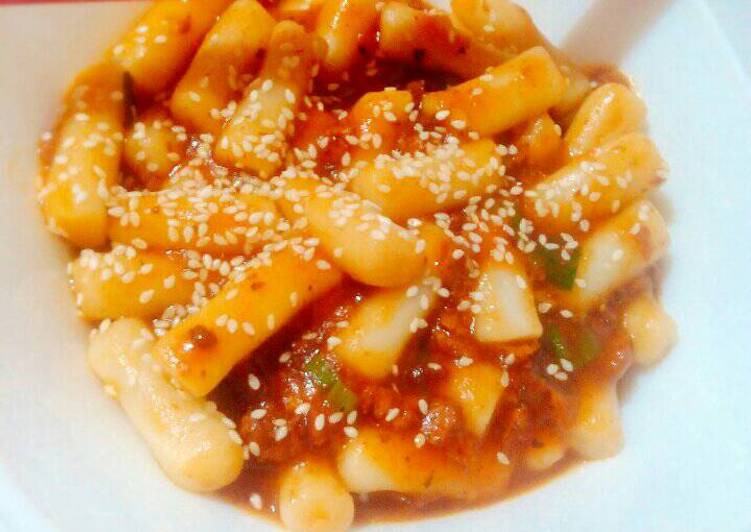 Tteokbokki (떡볶이) - Kue Beras Korea 🍲😋