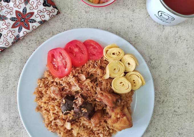 Recipe: Yummy Nasi Kebuli (daur ulang gulai kambing)