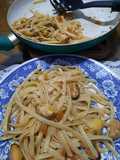 Fideos con mejillones