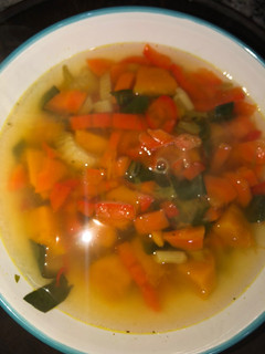 Una foto de Sopa de verduras