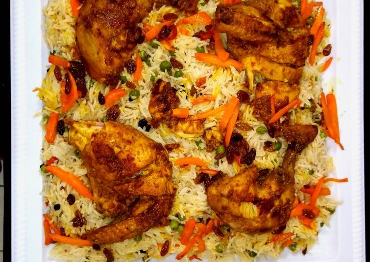 Easiest Way to Prepare Homemade Chicken Tikka masala with bukhari rice