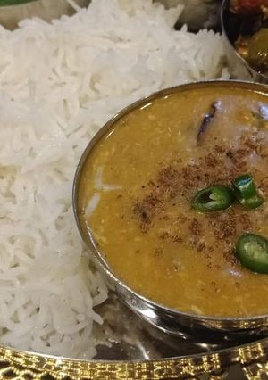 A picture of Mung masoor dal.