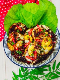 Foto resep Telur Ceplok Kecap Pedas Ala Pontianak