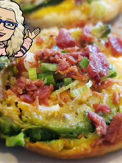 A picture of Baked Avocado 🥑 Eggs 🍳.