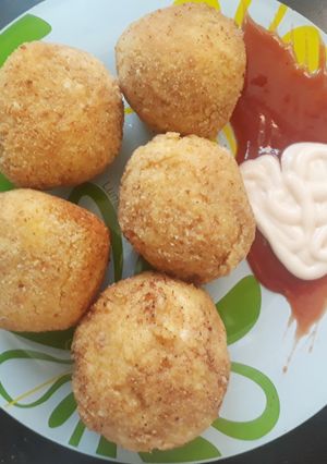 عکسی از دستور 🤞🏻😋توپک پنیری😋🤞🏻