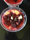 Panacota de cerezas y mascarpone