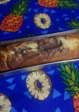 Una foto de Budín marmolado