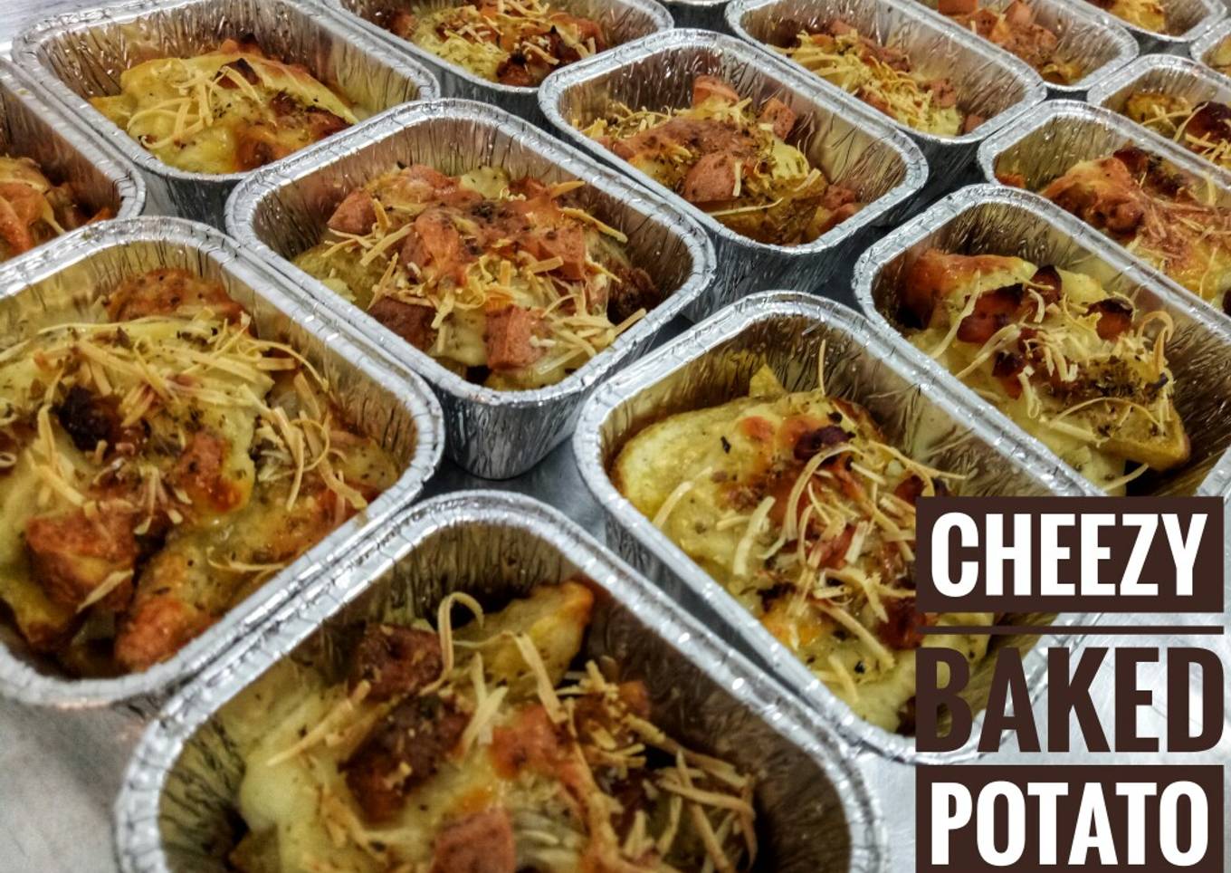 Cheezy Baked Potato - Kentang Panggang Keju