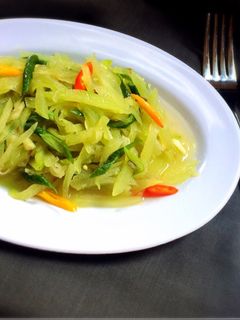 Foto resep Tumis simpel labu siam / labu jepang😋