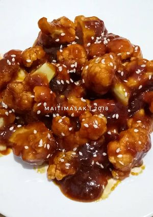 Foto resep Baked Sweet & Sour Cauliflower