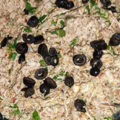 A picture of Creamy Chicken Bread Filling.