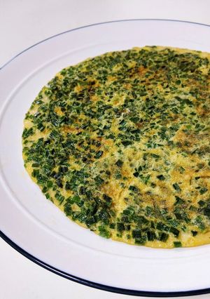 韭菜蛋薄餅 的食譜成品照片