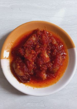 Foto resep Cumi Asin Balado