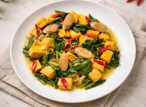 Foto resep Tumis tahu sawi hijau