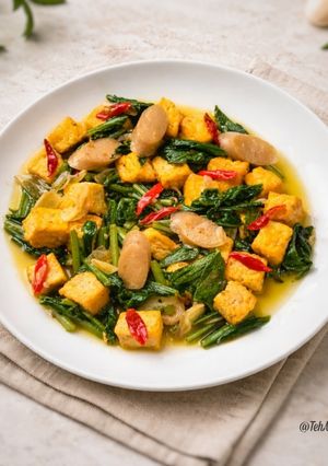 Foto resep Tumis tahu sawi hijau