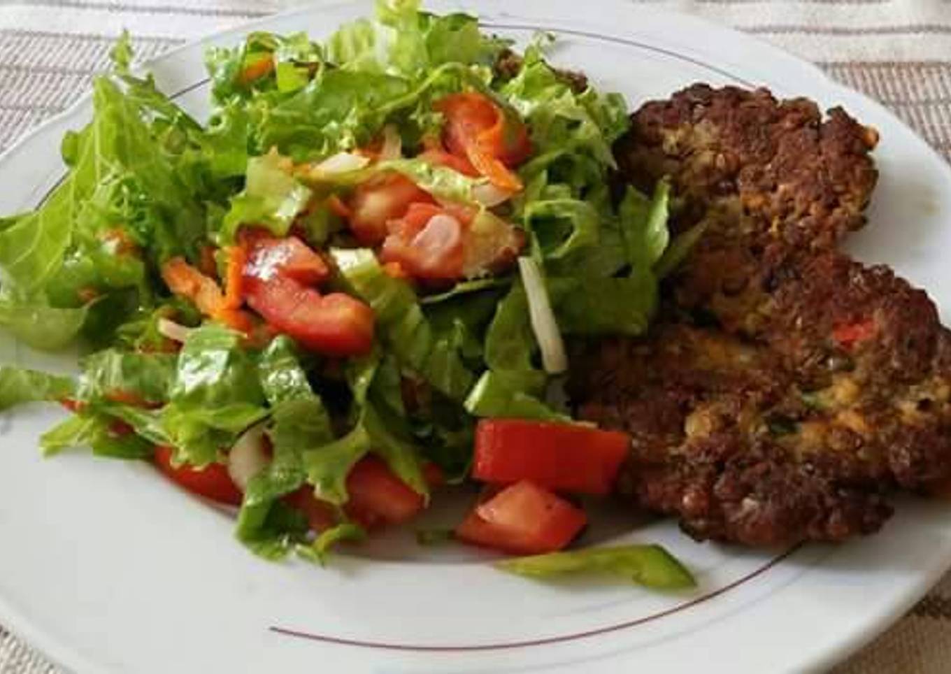 Hamburguesas de lentejas