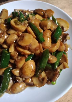 Foto resep Jamur Kancing Lombok Ijo