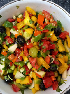 A picture of Colourful Salad.