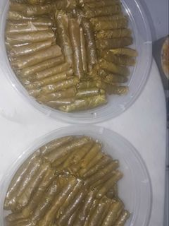 صورة لوصفة محشي ورق عنب على الطريقة السورية