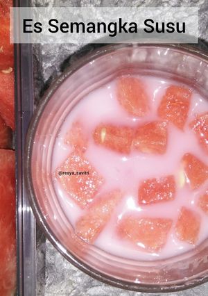 Foto resep 74. Es Semangka Susu