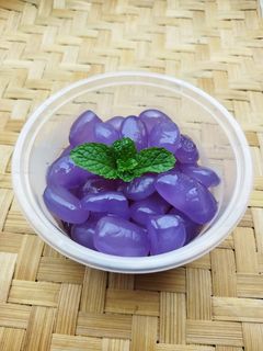 Foto resep Manisan kolang-kaling, bunga telang