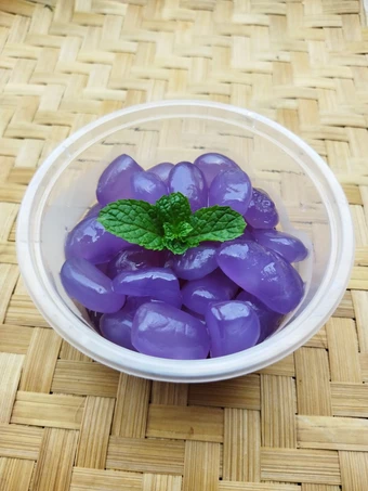 Cara Mudah Menyiapkan Resep Manisan kolang-kaling, bunga telang yang Uenak Anti Ribet, Mantap Sekali