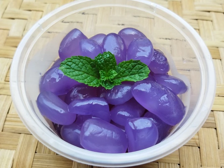 Cara Mudah Menyiapkan Resep Manisan kolang-kaling, bunga telang yang Uenak Anti Ribet, Mantap Sekali