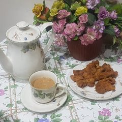 A picture of Cripy popcorn chicken.