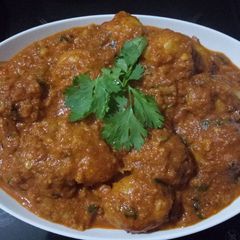 A picture of Kashmiri Dum Aloo.