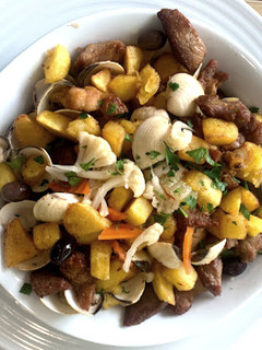 Foto de Carne de Porco à Alentejana