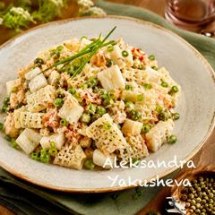 A picture of Haddock and Green Pea Pasta Salad.
