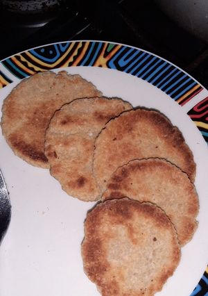 Una foto de Galletas de avena en sartén!